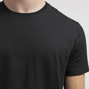 T-shirts décontractés pour hommes en coton et polyester Été Respirant High Street Style Design personnalisé Manches courtes avec col ouvert OEM - Product Image 6