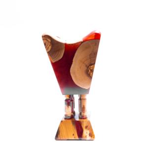 Brûleur d'encens artisanal en résine et bois, finition durable, aromatique |   Porte-Bakhoor décoratif Oud pour toutes les saisons |   NOUVELLES ARRIVÉES Luxe - Product Image 5