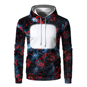 2025 logotipo personalizado otoño transpirable ropa de gimnasio 100% poliéster camisa de sublimación en blanco deporte secado rápido manga larga Sudadera con capucha para hombre - Product Image 1