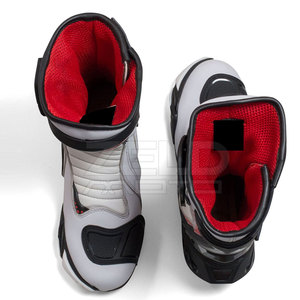 Zapatos de moto de cuero genuino de alta calidad, zapatos de moto de uso al aire libre de nuevo diseño - Product Image 3