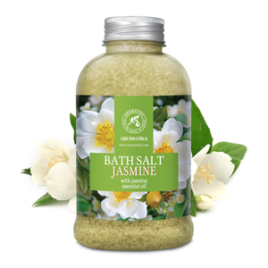 Aromatika Sal Marina Natural de Jazmín para Baño Corporal con Aceite Esencial Hidratante 600g para el Cuidado Relajante de la Piel - Product Image 1