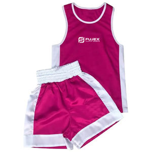 Chaleco de boxeo y pantalones cortos hechos a medida únicos Diseño popular Precio barato personalizado Traje DE BOXEO - Product Image 3