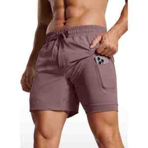 Sports Running <b>Shorts</b> With Inner <b>Compression</b> <b>Shorts</b> for <b>Men</b> Quick comfort Elastic Waistband <b>Men's</b> 2 in 1 Workout Running <b>Shorts</b> - Product Image 6