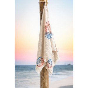 Varol Organic 100% coton mousseline Pestemal-Dualis, motif original écologique - Product Image 2