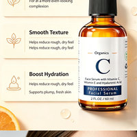 Sérum Visage Hydratant et Nourrissant à la Vitamine C avec Vitamine E et Acide Hyaluronique 60ml Unisexe Qualité Exportation Entièrement en Anglais