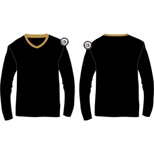 Alpha | Phi | Alpha Fraternité T-shirt à manches longues personnalisé ODM le plus populaire col en V top exigé femmes t-shirts - Product Image 1