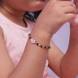 กำไลข้อมือสีโรสโกลด์ดีไซน์นาซาริยะสำหรับเด็กอายุ2-8ปี - Product Image 2