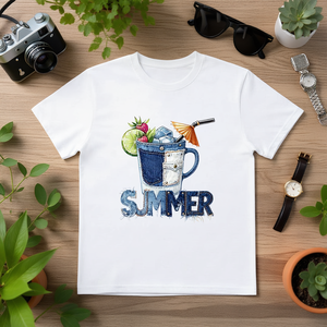 T-Shirt Unisex 100% Cotone 210GSM Stile Casual Vestibilità Oversize Modello Rose con Stampa DTG e Serigrafia - Product Image 3