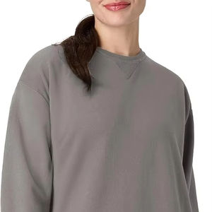 Sweat-shirt polaire à col rond pour femme de qualité supérieure - Product Image 5