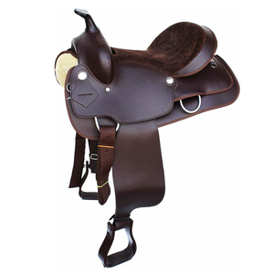 Silla de Montar a Caballo de Cuero Hecha a Medida 2026, Silla de Montar a Caballo de Alta Calidad al por Mayor, Silla de Montar a Caballo de Color Sólido, Sillas Australianas para Carreras de Caballos - Product Image 5