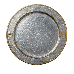 Platos para servir de ensalada de catering en casa, plato para servir de forma redondeada de alta calidad al mejor precio con placa de cargador de madera con incrustaciones de hueso - Product Image 6