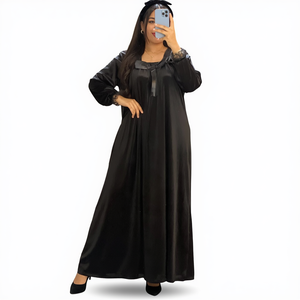 Robe de nuit longue en velours de luxe pour femme, élégante, pour mariée, taille élastique, chaude, douce, pour l'hiver, vêtement de nuit et de maison - Product Image 2