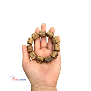 Pulsera Oud de Vietnam de calidad superior, cuentas de madera de agar pura de primera calidad, cuentas de Rosario para regalos submarinos, marca de madera de agar de Vietnam - Product Image 4