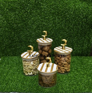 Recipiente Decorativo de Nácar para Mesa, Tendencia 2026, con Bandeja, Tarro para Almacenamiento Decorativo de Mesa - Product Image 2