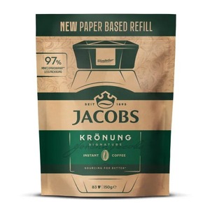 Best Bay Jacobs Kronung Pochette à café instantané 230g Mélange allemand de qualité supérieure lyophilisé Arôme riche Goût doux pour le brassage quotidien - Product Image 2