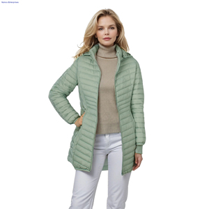 Veste matelassée unisexe d'extérieur imperméable coupe-vent respirante grande taille chaude avec fermeture éclair imprimée épaisse lisse régulière - Product Image 1