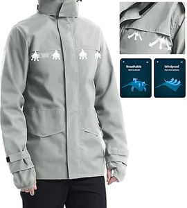 Chaqueta Técnica Impermeable de Lujo para Hombre con Costuras Selladas, Fabricante OEM, 3 Capas, Cuello Alto, Logotipo Frontal, Carcasa de Nailon Ripstop Impermeable - Product Image 5