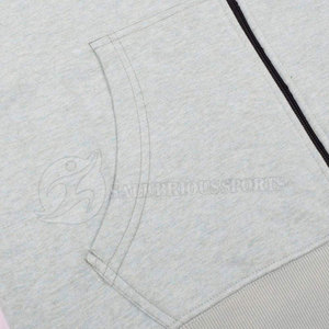 Haute qualité hiver hommes coton Polyester polaire sweats à capuche zippés plaine teint coupe-vent mode extérieure - Product Image 5
