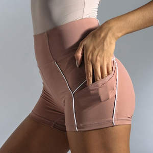 Nouveau short taille haute pour femme Matériau durable et respirant Caractéristique Conception Offre Spéciale - Product Image 1
