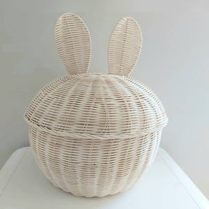 Paniers de Pâques pour enfants, bon prix, panier en rotin écologique, forme animale, panier pour enfant - Product Image 3