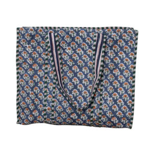 Sac fourre-tout à bandoulière longue en coton matelassé fait main pour femmes, écologique, style bohème indien, pour le shopping, le transport, le rangement, l'exposition - Product Image 2