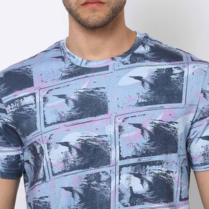 เสื้อยืดลำลองผ้าฝ้าย100% สำหรับผู้ชายเสื้อสีทันสมัย - Product Image 6