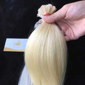 Puntas de queratina Nano italiana, máquina recta Remy alineada con cutícula, doble trama, Vietnam, Brasil, 1B, cabello virgen, Envío Mundial - Product Image 1