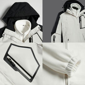 แจ็กเก็ตสกีกันน้ำสำหรับผู้ชายแจ็กเก็ตสกีหิมะและสกีขนาดใหญ่พิเศษออกแบบได้ตามต้องการ - Product Image 5