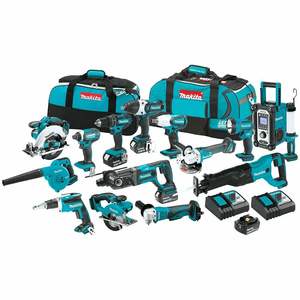 Nuevo Kit Combinado Inalámbrico ORIGINAL PARA Makita LXT1500 de 18 Voltios LXT de Iones de Litio, 15 Piezas, Herramientas Nuevas - Product Image 4