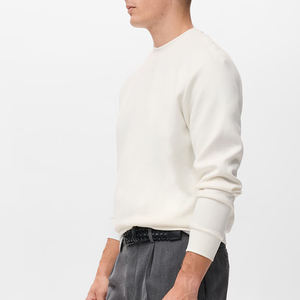 Sudadera para Hombre, Cálida, con Cuello Acanalado, Puños Elásticos, Cuello Redondo, Algodón y Poliéster, Dobladillo Flexible, Precio Económico, Ropa Casual - Product Image 5