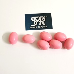 Cuentas de resina ovaladas rosas hechas a mano para diseño de joyería, cuentas artesanales ligeras para collar de pulsera DIY y accesorios hechos a mano - Product Image 2