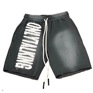 Pantalones Cortos de Malla Vintage Más Vendidos para Hombre, Lavado Ácido, 100% Algodón con Bordado, Estilo Urbano Oversize, Secado Rápido, Ecológicos - Product Image 6