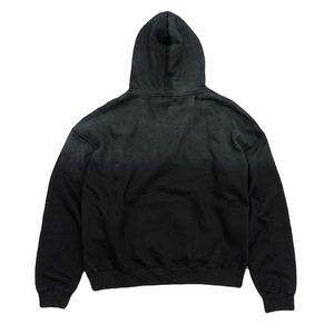 Ropa informal recortada de gran tamaño para hombre, sudadera desgastada de peso pesado 400 500gsm, Sudadera con capucha Boxy Fit con estampado personalizado - Product Image 4