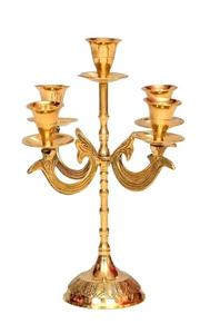 Elegante candelabro de 5 brazos hecho a mano con calidad superior para suministros de decoración del hogar a precio razonable - Product Image 3
