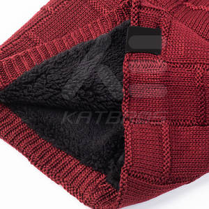 Pakistán Fabricación Últimos gorros Sombrero Logotipo personalizado Gorros Sombrero Color sólido Jacquard Gorros Sombrero - Product Image 6