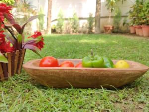 High Quality Hand-Crafted Christmas Wedding Centerpieces Eco-Friendly Natural Mango Wood Wax-Filled <b>Dough</b> <b>Bowls</b> for Home Decor - Product Image 6