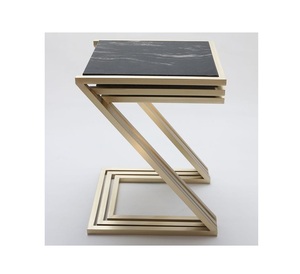 Table de salon de forme personnalisée de qualité exclusive Table en métal au design admirable pour la décoration intérieure au meilleur prix - Product Image 5