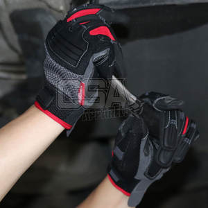 Guantes mecánicos de trabajo hechos de cuero de alta calidad Guantes mecánicos más vendidos para la venta en línea - Product Image 6
