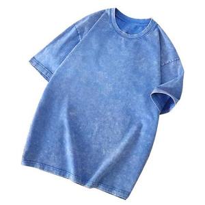 2025 Vintage Hip Hop Streetwear T-Shirt pour hommes personnalisé lavage à l'acide lourd surdimensionné taille régulière - Product Image 6