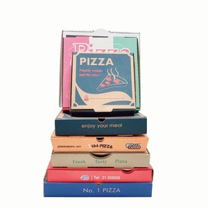 Pizza <b>Box</b> 33x33 Reusable Corrugated Paper Pizza Delivery <b>Box</b> Custom Shape - Product Image 3