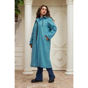 Abrigo de Invierno Acolchado con Capucha para Hombre, Talla Grande, Color Turquesa, Marca RMG - Prenda Exterior Cómoda y Cálida con Capucha Desmontable - Product Image 4