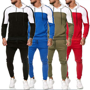 Survêtement de fitness à capuche et survêtement d'hiver pour hommes, vêtements de sport 100% coton pour l'entraînement, séchage rapide et taille élastique - Product Image 6