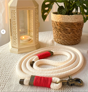 10mm Thick Dog Rope <b>Leash</b> Customized Colored Cotton Rope Handmade Dog <b>Leash</b> <b>Pet</b> <b>Leash</b> Set Gift for Your Dog - Product Image 2