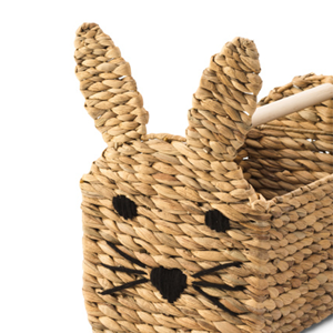 Canasta de Jacinto de Agua Imprescindible con Asa, Canasta de Regalo con Forma de Conejo, Porta Flores para Decoración de Pascua, de Vietnam - Product Image 4