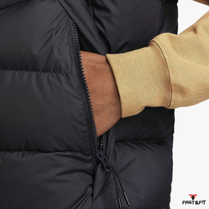 Casual invierno al aire libre cortavientos Puffer chaleco cálido Reversible Nylon con capucha chaquetas sin mangas - Product Image 6