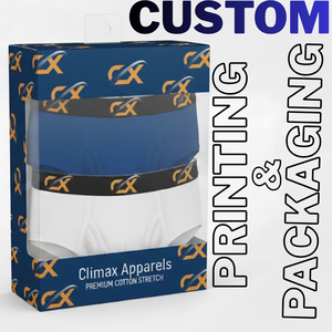 ชุดชั้นในชายคลีมเม็กซ์ แอพเพิร์ลส์ พรีเมียม แพ็ค 3 ตัว ผ้าฝ้ายผสมสแปนเด็กซ์ ทรงบิกินี่ เอวต่ำ สวมใส่สบาย รับผลิตแบบ ODM พร้อมปักโลโก้ แถบยางยืดข้างซ้าย/ขวา - Product Image 5