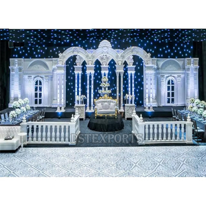 Escenario de recepción de Bodas de lujo Calgary Classy Canadian Wedding Event Stage Exclusive Wedding Grand Stage Set Toronto - Product Image 1