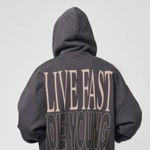 Sweat-shirts à fermeture éclair pour hommes en coton 100% de qualité supérieure, en molleton uni, vente en gros, logo personnalisé, vêtements décontractés, coupe ample, hiver - Product Image 3