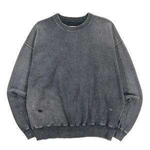 Sudaderas desgastadas con lavado ácido para hombre, 100% algodón suave, Terry francés, Boxy Fit, sudaderas con hombros caídos para hombre, fabricación de ropa - Product Image 5