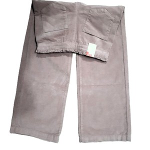 กางเกงผ้ายืดเอวกลางเอวสูงแบบลำลองอัดพลีทยาวผ้าสแปนเด็กซ์/ ผ้าฝ้ายพริ้วไหวออกแบบโลโก้ได้ตามต้องการ - Product Image 4